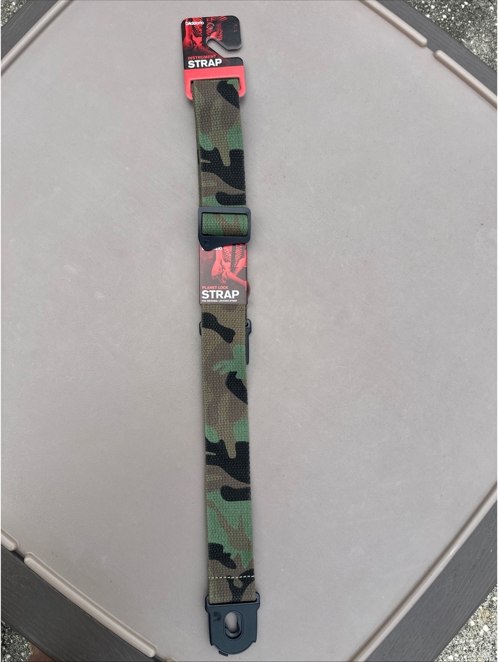 D'Addario Planet Lock Guitar Strap 50VM04 Camo 2" Cotton Woven NEW Canada Made